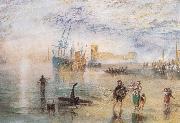 J.M.W. Turner Flint Castle,North Wales Germany oil painting artist